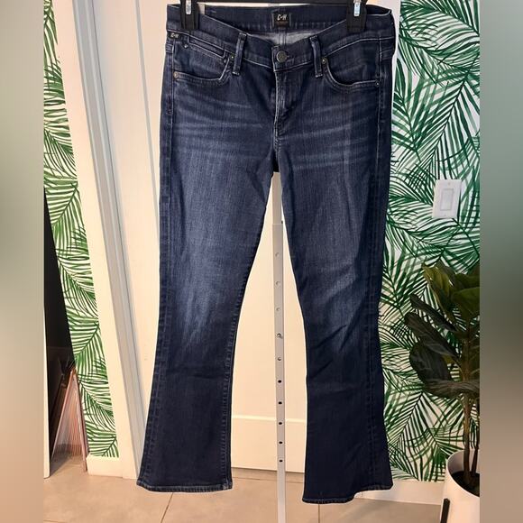 Citizens of Humanity Womens Low Rise Flare Jeans Dark Wash Size 28 - Picture 3 of 12